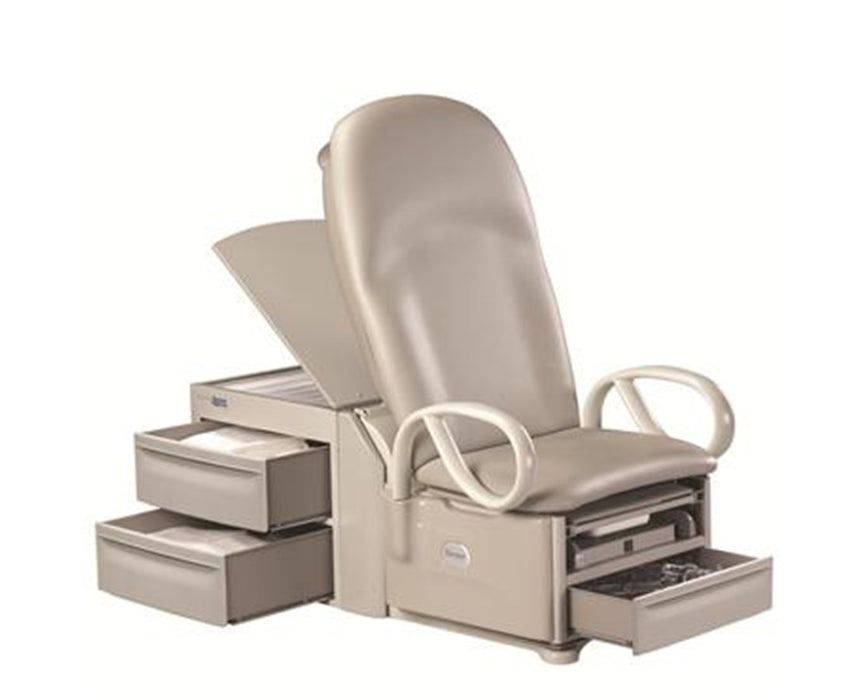 Access Power Hi-Lo Exam Table w/ Drawers & Adjustable Back. Pneumatic Back