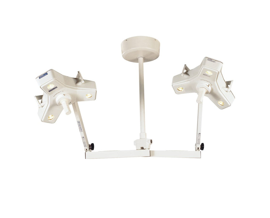 Single / Double Ceiling Mount Outpatient II Procedure Light (Trolley Shuttle Track Option)
