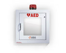 Wall Mounted AED Storage Case with Strobe, Alarm, & Security System Connectivity
