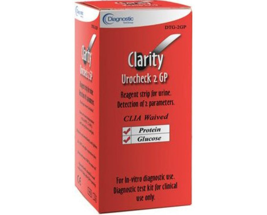 Urocheck 2 GP Reagent Strips, 100/bx