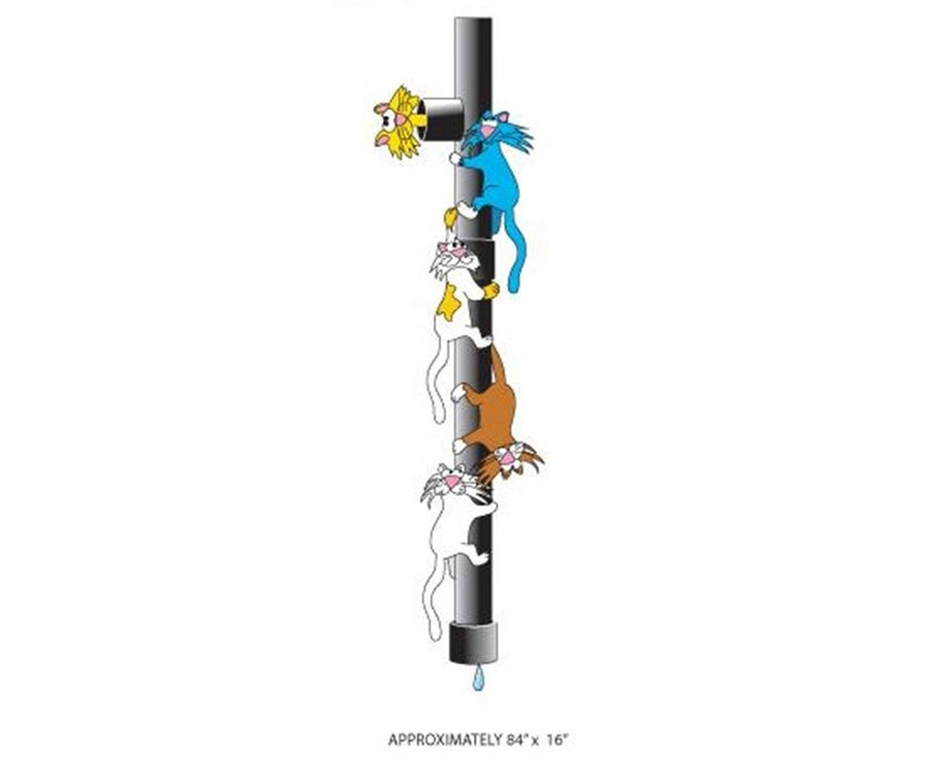 Wall Sticker - Downspout Cats “Complete” Coordinating Graphics