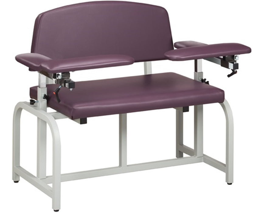 Bariatric Blood Drawing Chair with Padded Flip Arms - Drawer Included