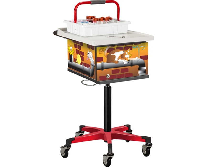 Pediatric Phlebotomy Cart Alley Cats & Dogs
