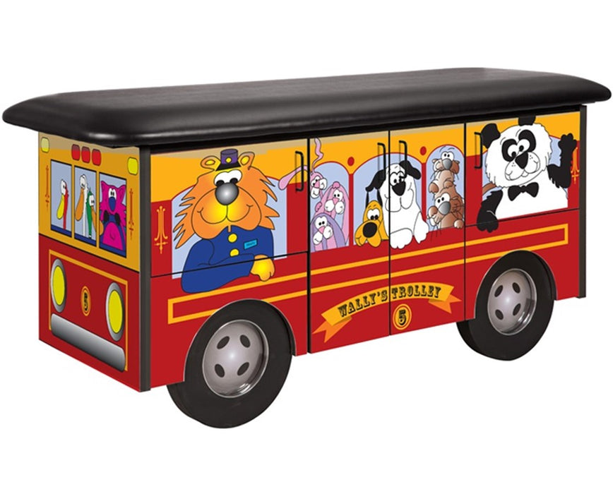 Pediatric Cabinet Treatment Table w/ Flat Top. Bus