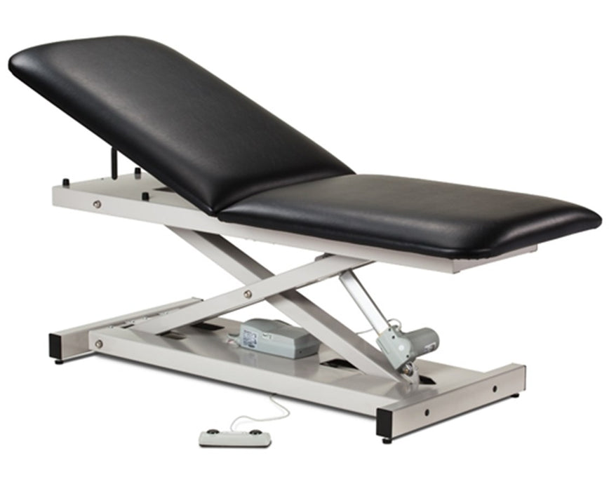 Power Hi-Lo Exam Table. Open Base w/ Adjustable Back. 500lbs Capacity. 72"L x 27"W