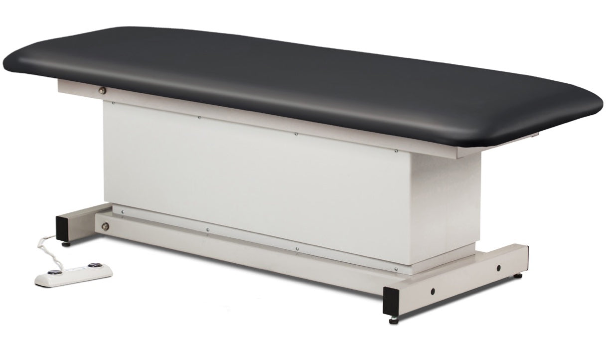 Power Hi-Lo Exam Table. Shrouded Base w/ Flat Top. 400 lbs Capacity. 27"W