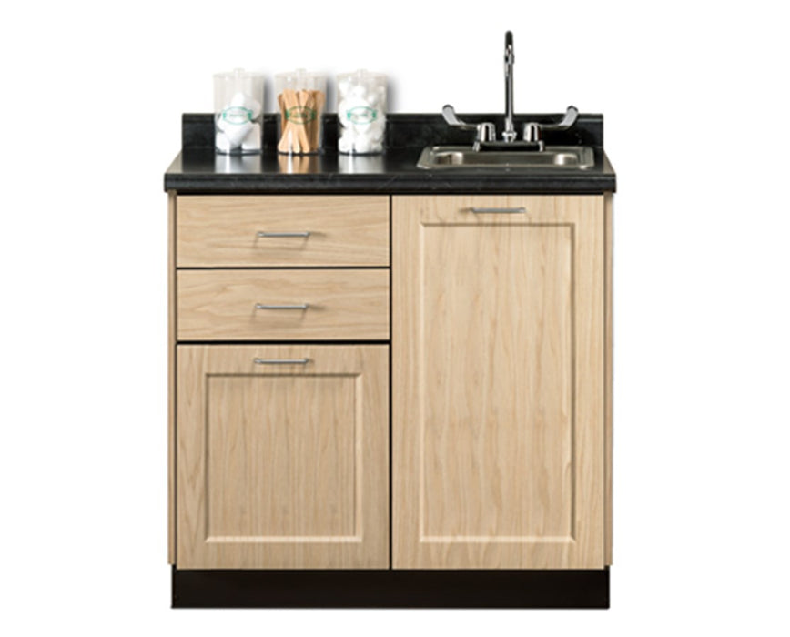 36"W Base Cabinet w/ 2-Doors, 2-Drawers & Sink (Fashion Finish)