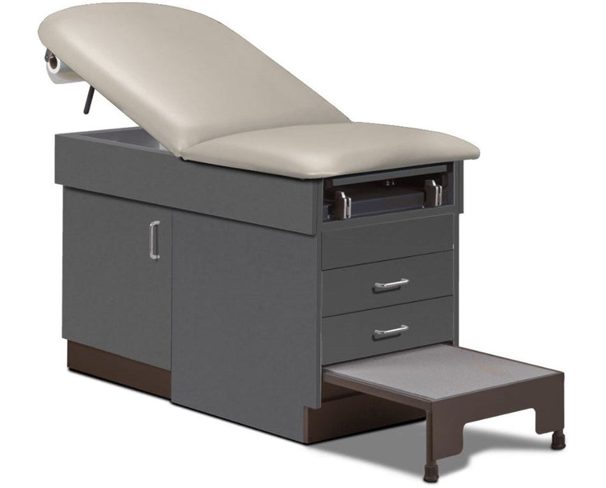 8890 - Table Base Color: Solid Color - Slate Gray Upholstery Color: Grays: Country Mist 3CM