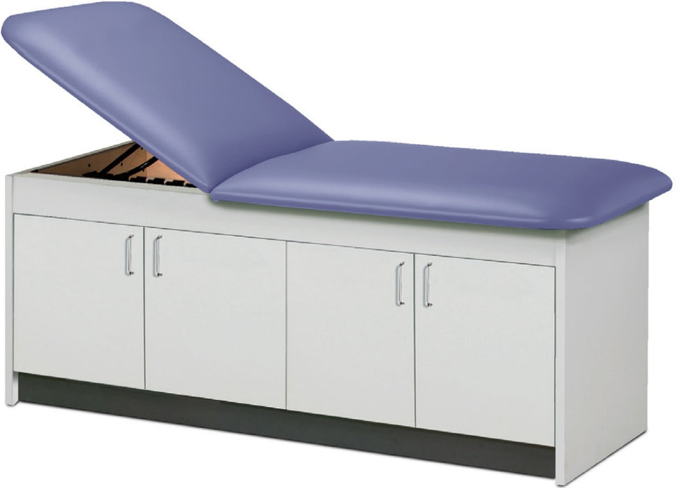 Cabinet Treatment Table w/ Adjustable Back & Four Doors. 425lbs Capacity. 27"W