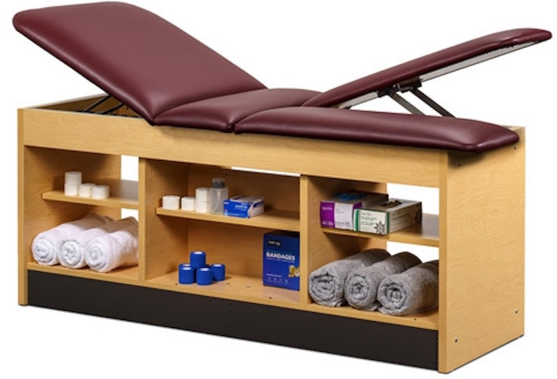 Sports Treatment Table, Double Leg Lift w/ Adjustable Backrest