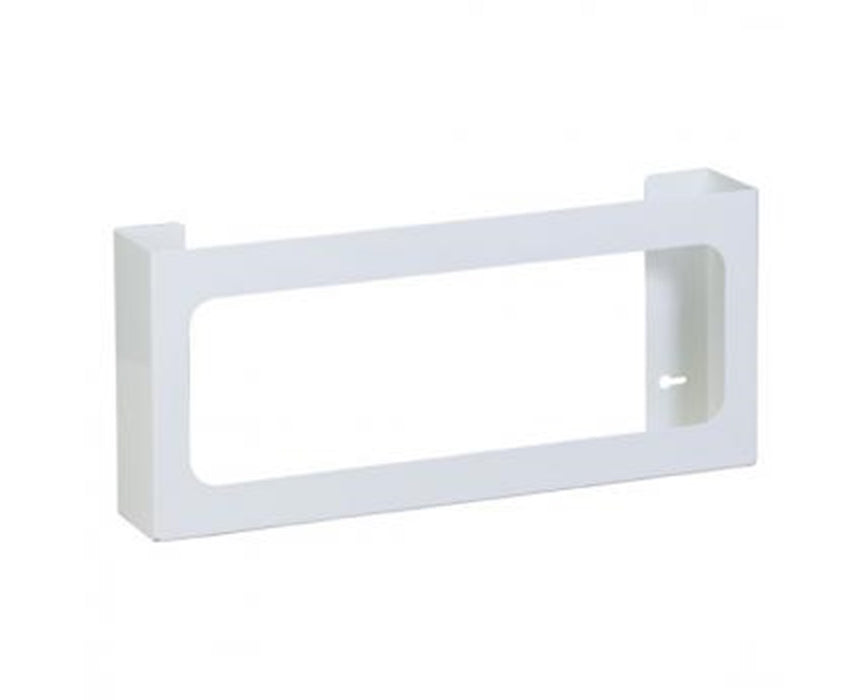 Quad White Steel Glove Box Holder