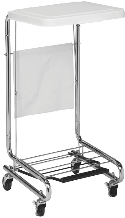 Square Tilt-Lid Hamper, White
