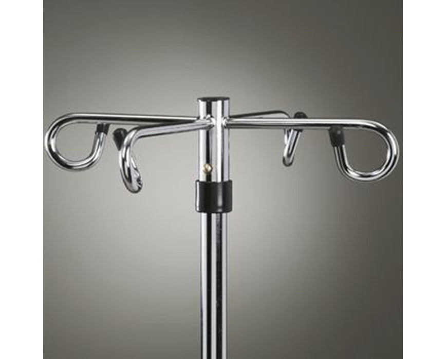 Stainless Steel Five Leg IV Pole
