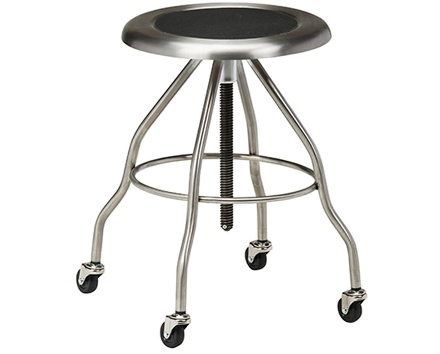 Stainless Steel Stool with Casters