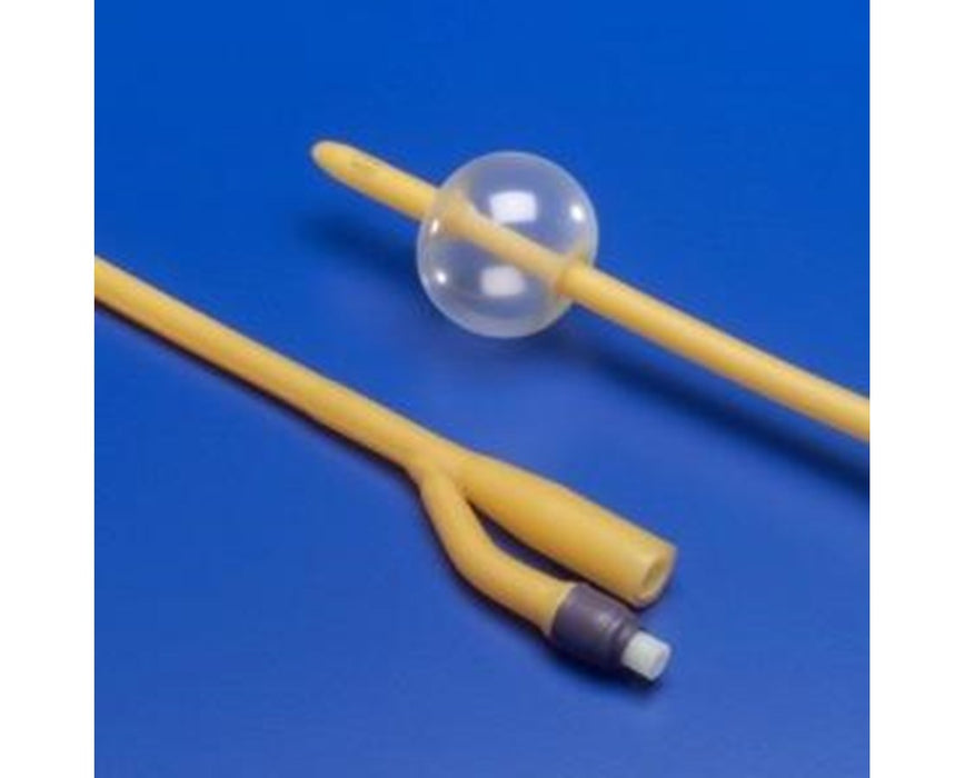 Kenguard Silicone Coated Latex Foley Catheter, 30cc 2-Way Hemostatic, 20 FR - 10/ctn