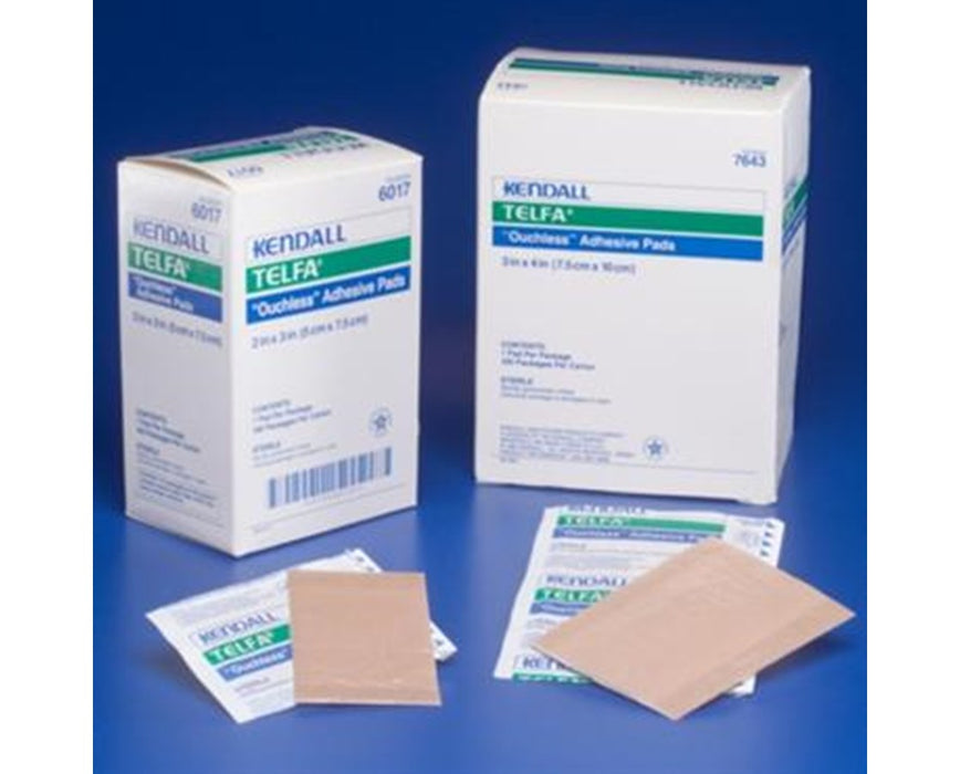 TELFA Ouchless Adhesive Dressings, 2" x 3", Sterile 1s (2400/Case)