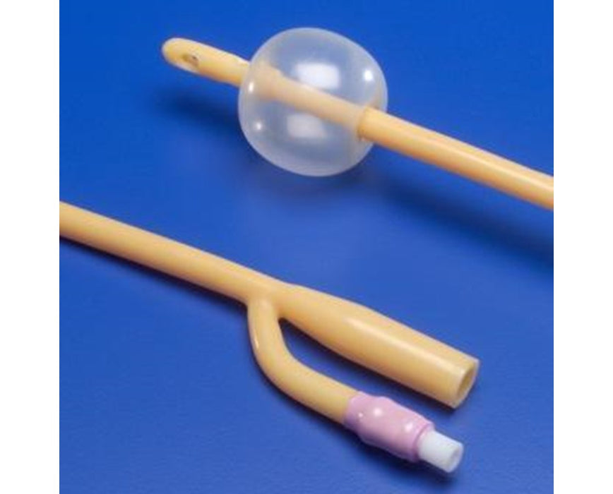 Foley Catheter, 5cc Balloon, 3-Way, 16", Case of 10, 16 FR