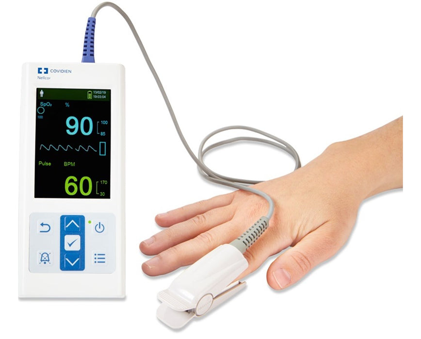 Nellcor Portable SpO2 Patient Monitor w/ Adult Sensor DS100A-1
