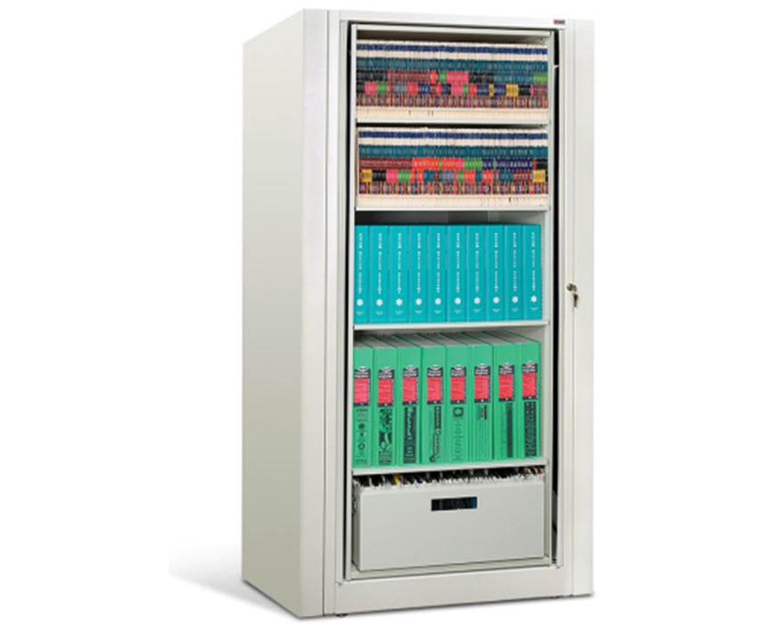EZ2 Rotary Action File System Add-On Unit with Drawers Legal Size 8 Openings per side Non-Locking None