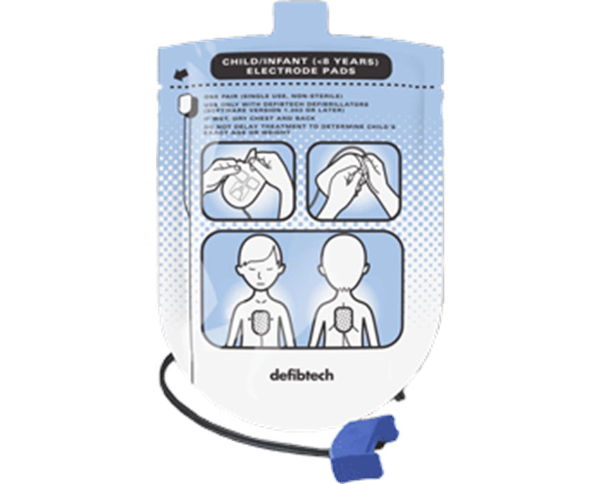 Defibrillation Pads Package Lifeline and Lifeline AUTO AEDs Pediatric < 8 years old