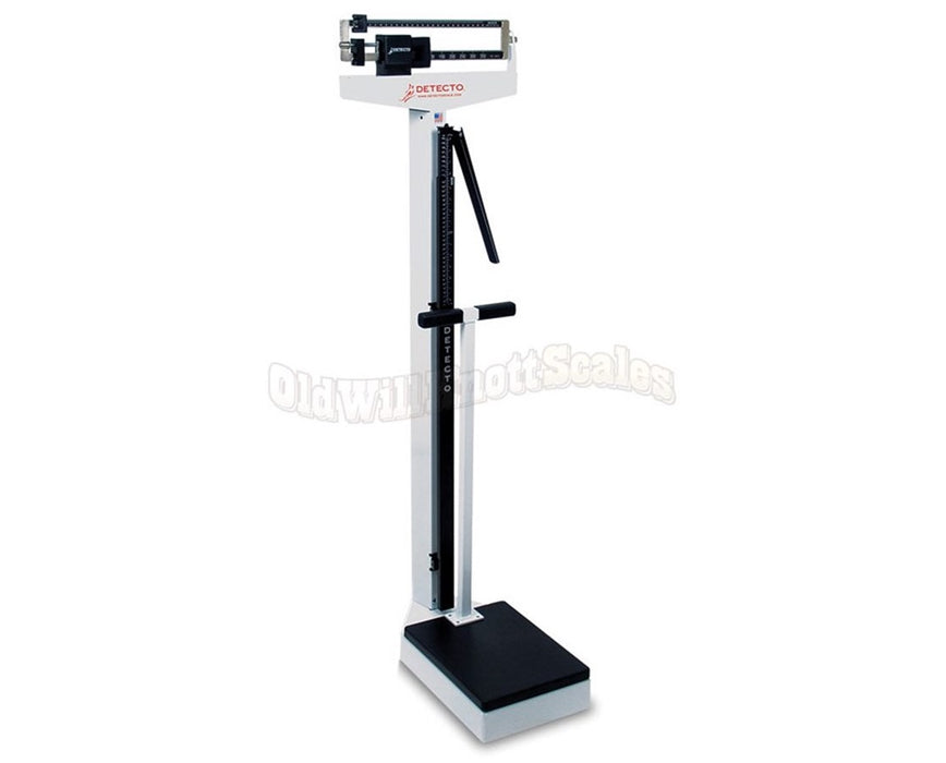 Eye Level Physician Scale with Height Rod - Pounds (400 lbs.), Handpost