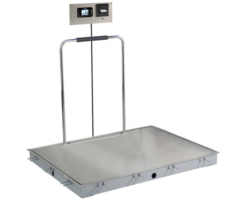 Solace In-Floor Dialysis Scale 36"x36" SS Deck w/ Hand Rail