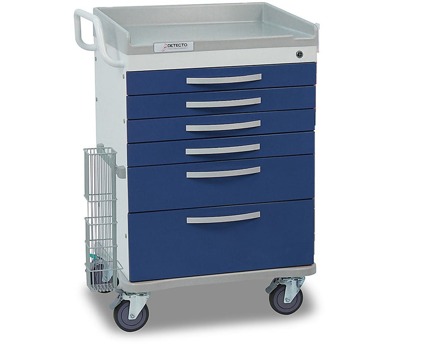 Rescue Anesthesiology Medical Cart - 6 Drawers (no accessories)