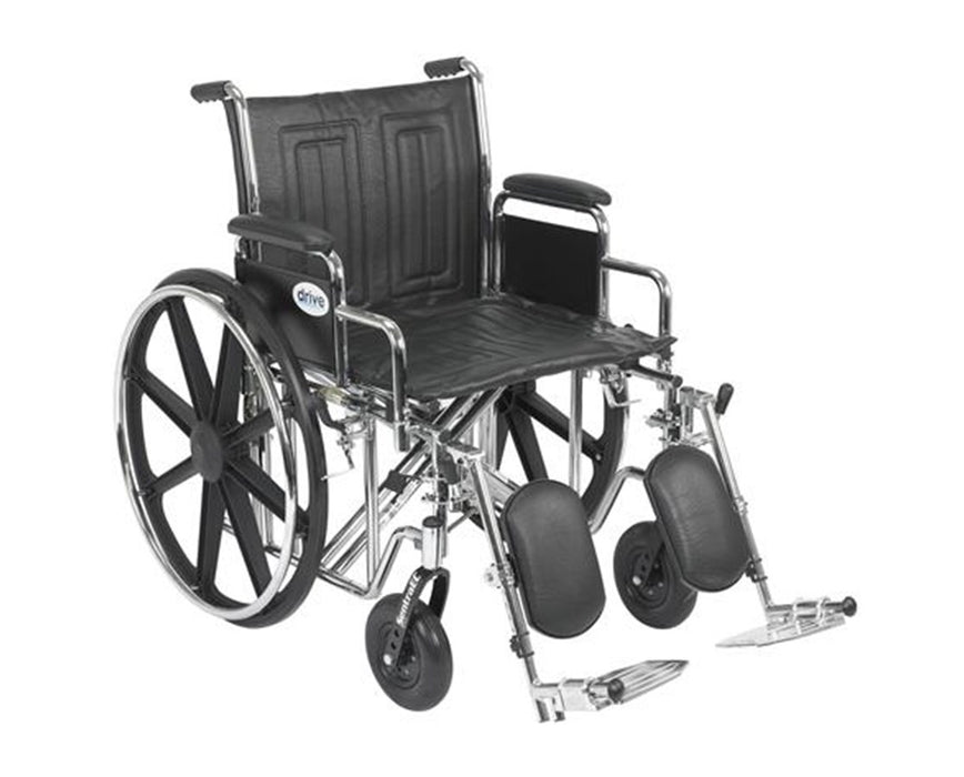 Sentra EC Heavy Duty Wheelchair - Dual Axle