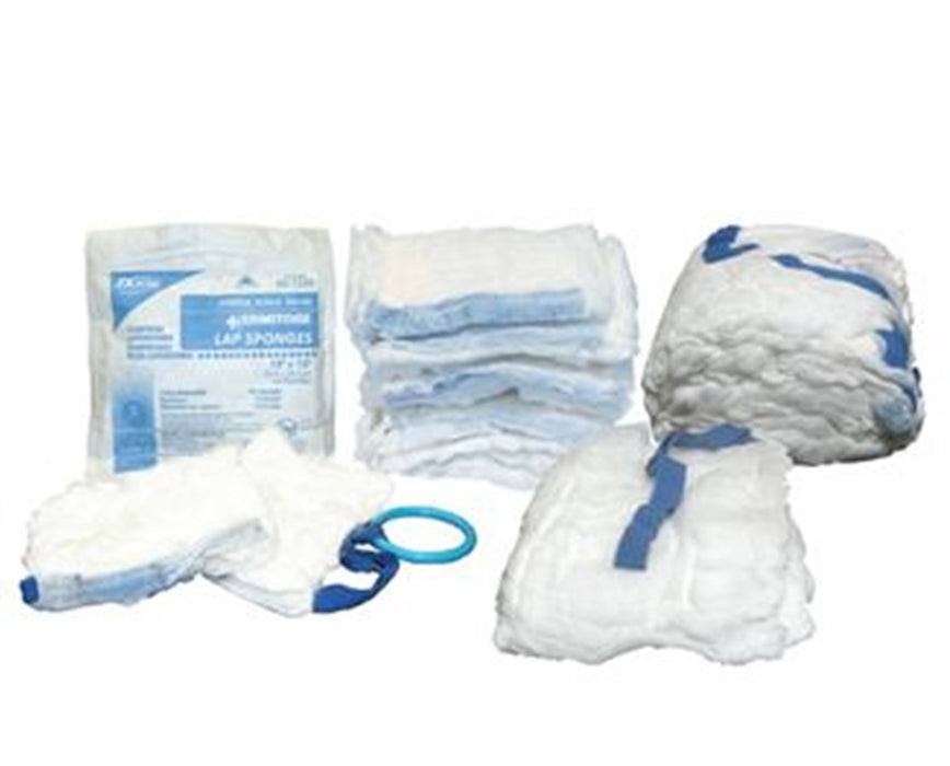Laparotomy Sponges, 12" x 12", Sterile, X-Ray Detectable, Prewashed, Softpack, One case of 100