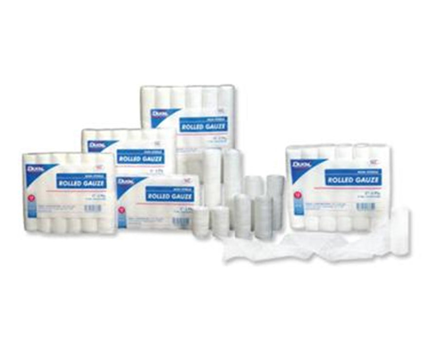 Rolled Gauze- Sterile: 6" 2-ply, 48 Rolls Total per Case - 1/pch, 6/bg