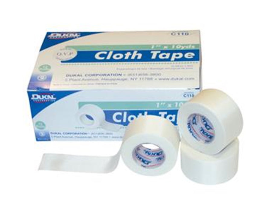 Cloth Tape, 1" x 10 yds (144 Rolls/Case)