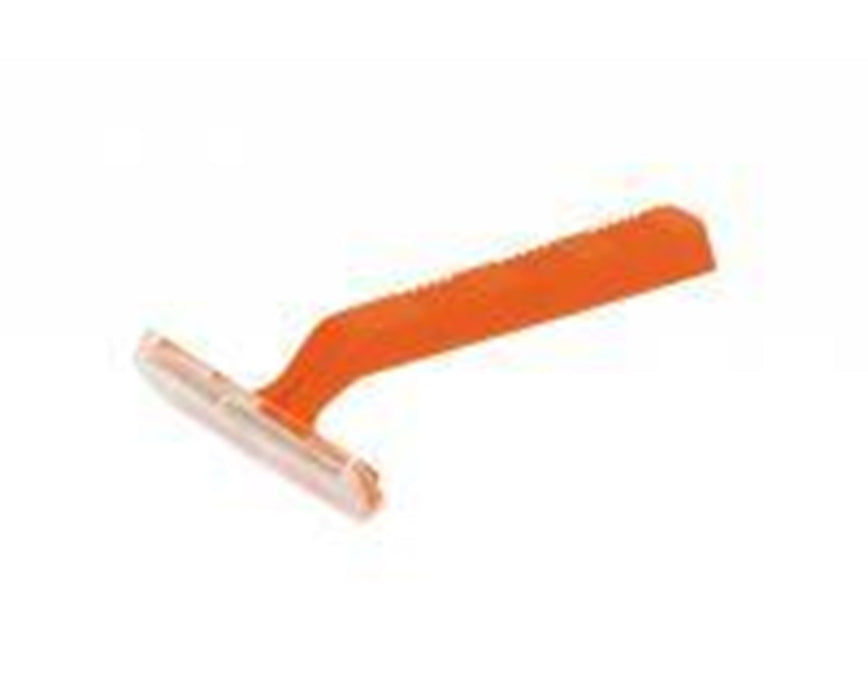 DawnMist Standard Disposable Razor, Orange handle, Single blade (2000/Case)