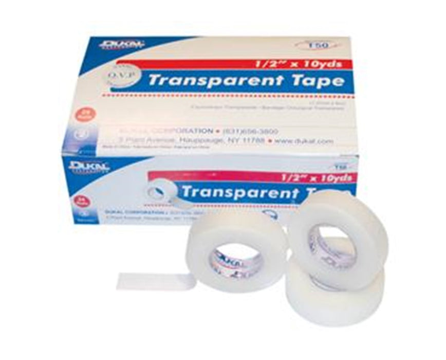 Transparent Tape, 1/2" x 10 yrd (288 Rolls/Case)