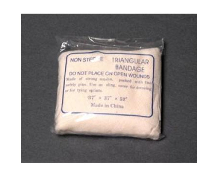 Triangular Bandages: 37" x 37" x 52", 12 Bandages Per Bag