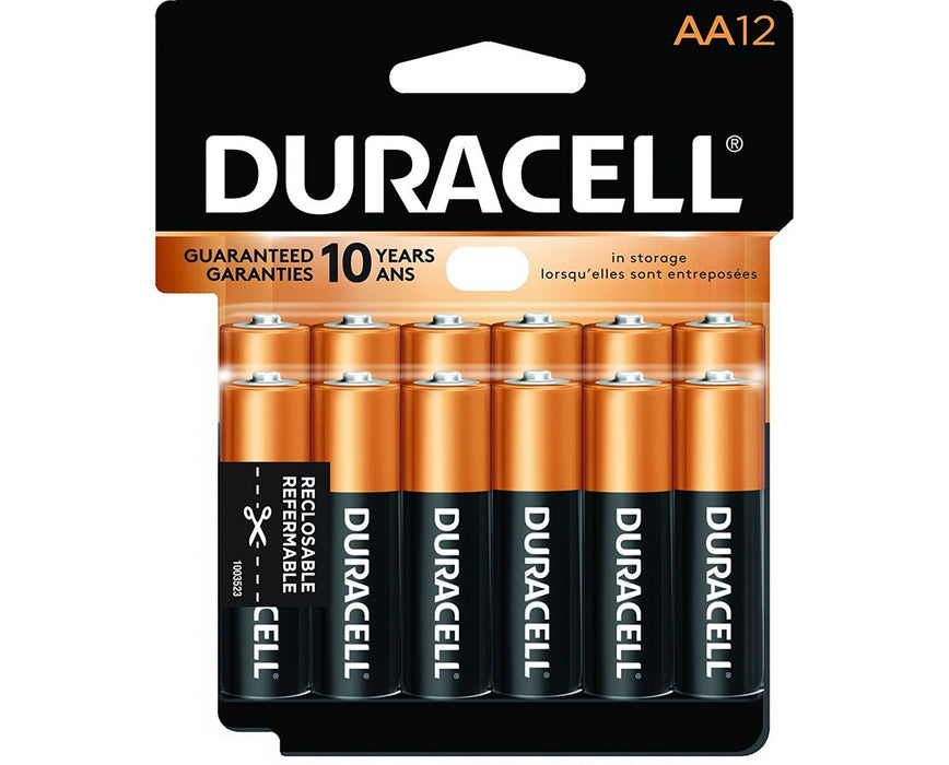 AA Coppertop Alkaline Battery in Reclosable Pack - 144/Case