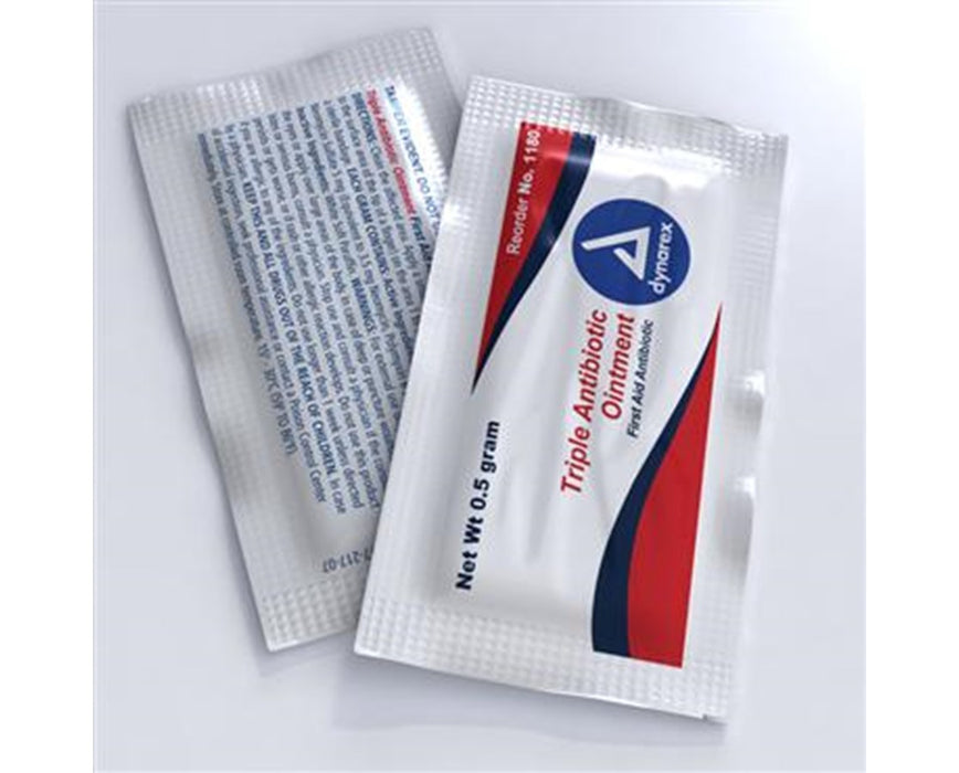 Triple Antibiotic Ointment - .5 gram Pack, Boxed [144 Boxes per Case]