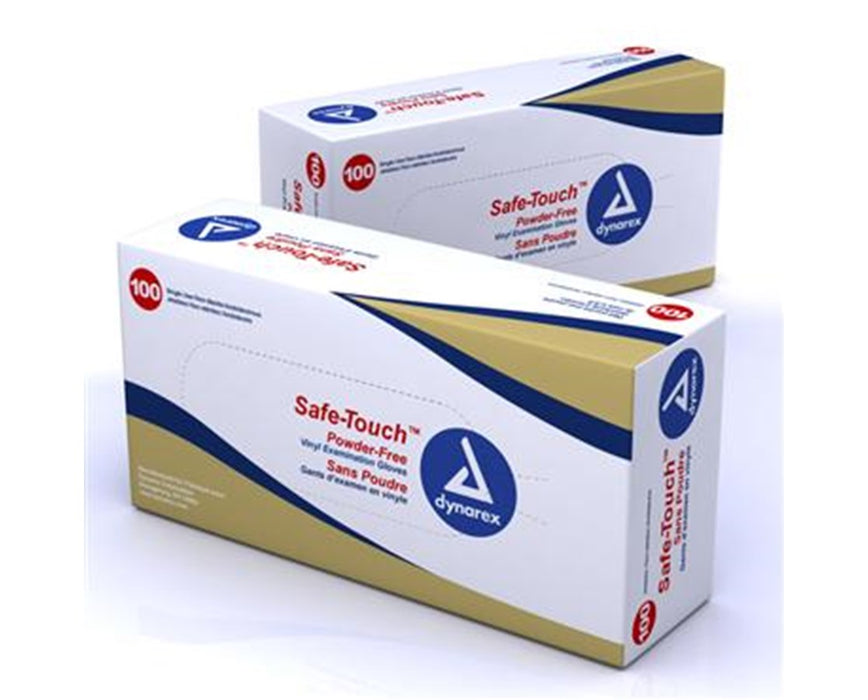 Vinyl Exam Glove, Safe-Touch, Powder-Free. Medium (1000/cs)