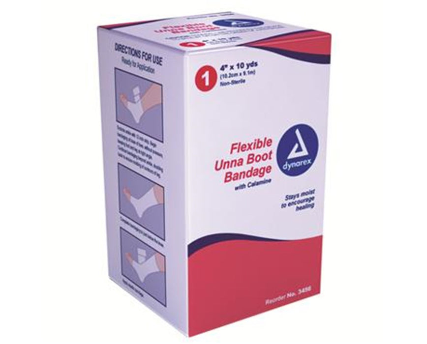 Unna Boot Bandage w/Calamine: 4" Width [12 Bandages / Case]