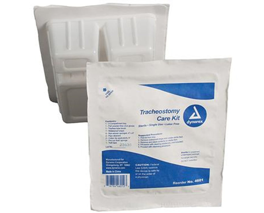 Trach Care Kit W/Gloves, Sterile, 20/Case