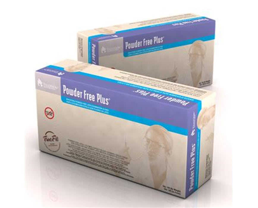 Powder Free Plus Latex Exam Gloves, PolyLined Small - 1000 Total (100/bx, 10 bx/case)