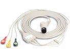 Fixed ECG Cable with 3 Lead Wires for Edan F6 Fetal Monitors