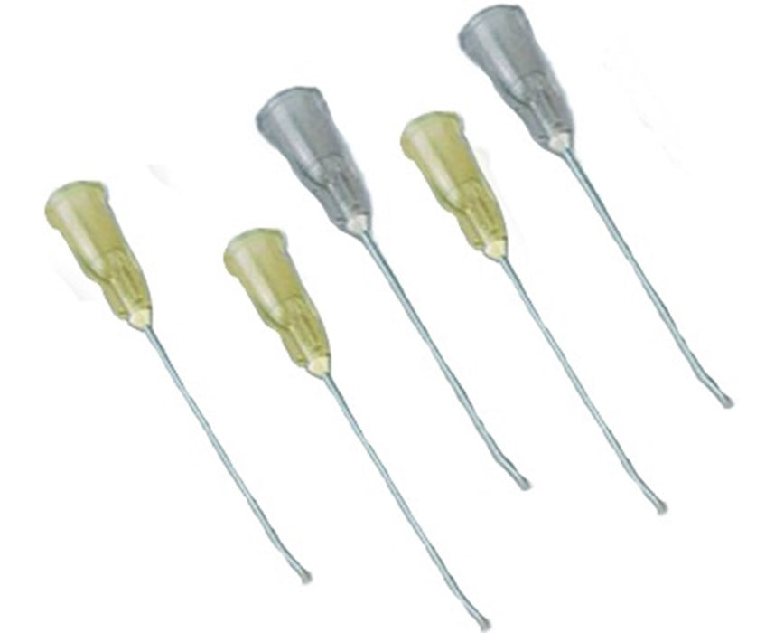 Huber Needles (Non-Coring) Straight, 20G x 2" Yellow - 50/Box