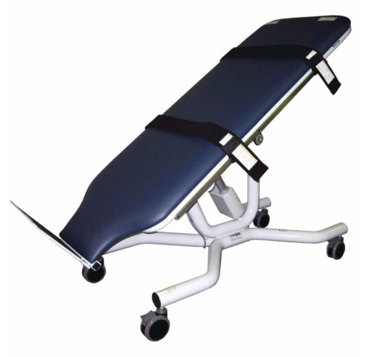 Power Trendelenburg Rehab Therapy Tilt Table w/ Flat Top & Casters