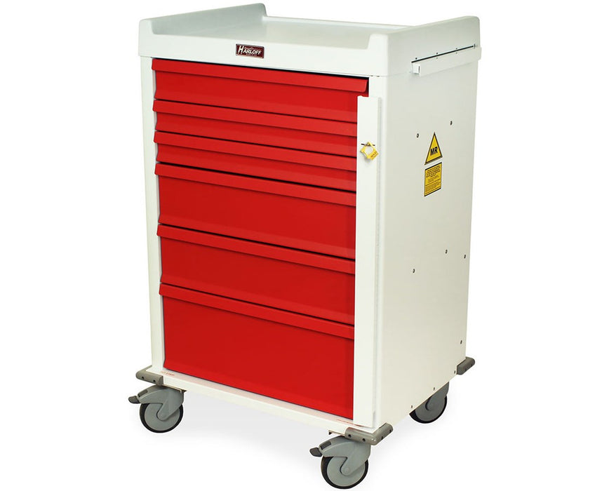 MR-Conditional Six Drawer Emergency Cart