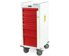 MR-Conditional Narrow Seven Drawer Emergency Cart