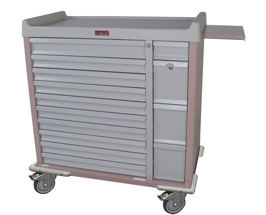 Standard Line Dual Column Unit-Dose Medication Cart - 420 Med Box & Standard Package