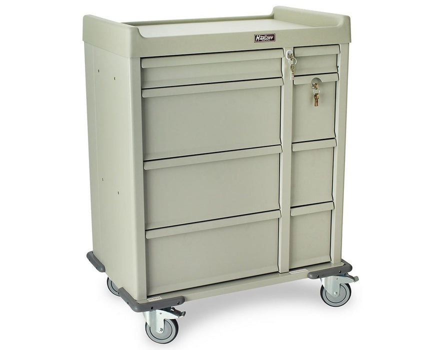 Standard Line Dual Column 480 Punch Card Medication Cart - Specialty Package