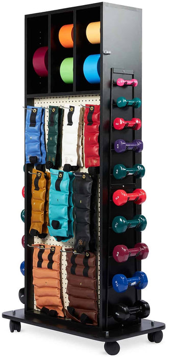 Multi-Purpose Combination Weight Rack with Set of Weights
