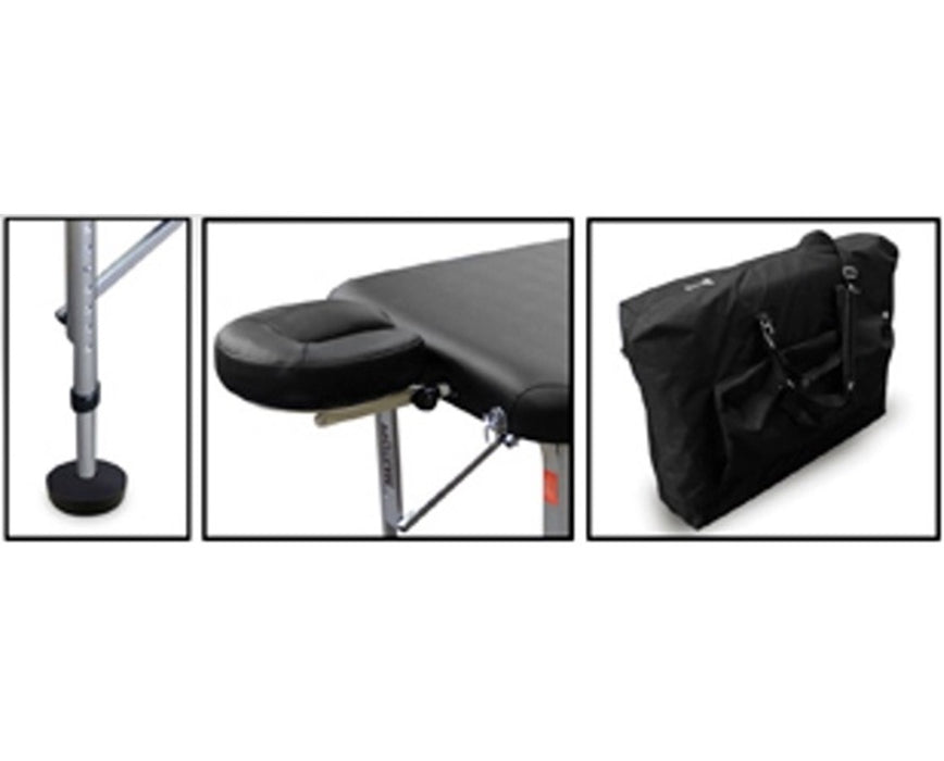 Portable Bariatric Treatment Table Foldable w/ Adjustable Back