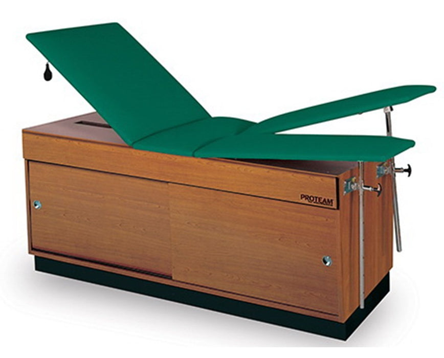 Sports Split Leg Treatment Table w/ Adjustable Back w/ 4-Section Top